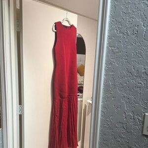 Zara Vibrant Red Maxi Dress